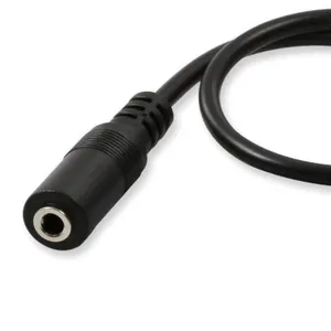 Conector Micro USB macho a hembra de 3,5mm, Cable adaptador para micrófono de Clip activo, 1 pie