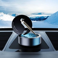 Diffuseur d'air solaire pour voiture Golden Umbrella, parfum métallique de luxe avec logo personnalisé
