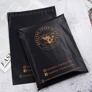 Big Hot Noir Étanche Personnalisé Poly Sacs d'Expédition Double Face avec Logo Imprimé - Product Image 5