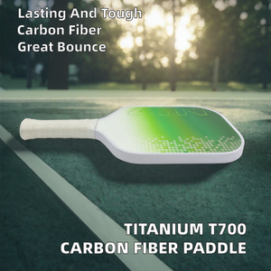 Raquette de pickleball en fibre de carbone pressée à chaud, noyau en nid d'abeille, forme standard, approuvée USAPA pour la compétition - Product Image 2