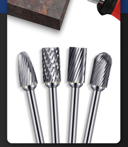 Giá nhà máy Dao mài mòn 1/4 inch 6mm12mm, cán dao cắt kép, đầu mài xoay, đầu mài cacbua vonfram - Product Image 5