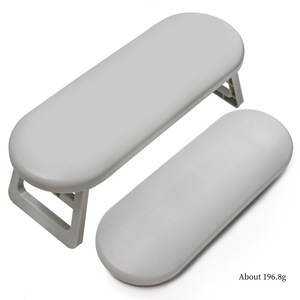 Foldable <b>Plastic</b> Nail Hand Rest Pillow Portable Wrist Support Cushion for Russian Manicure Nail Salon <b>Table</b> Tool - Product Image 4