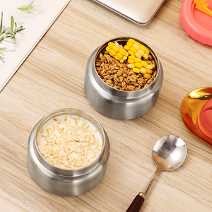 Aohea Contenant à déjeuner sous vide en acier inoxydable 18/8 à double paroi <span class=keywords><strong>Thermos</strong></span> isolé <span class=keywords><strong>pour</strong></span> aliments chauds soupe <span class=keywords><strong>pour</strong></span> les <span class=keywords><strong>repas</strong></span> - Product Image 6