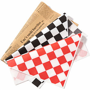 Wholesale Custom Printed Greaseproof Food Grade Wax <b>Paper</b> for Burgers Sandwiches Snack - Product Image 3