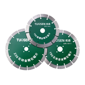 Disco de corte de mármol con revestimiento de titanio soldado con láser industrial 230, directo de fábrica, para corte en seco de baldosas cerámicas grandes 156, bajo precio - Product Image 5