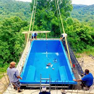 Piscina de Lujo de Fibra de Vidrio para Exteriores, a Prueba de Fugas, Bajo Mantenimiento, Larga Vida Útil - Product Image 5