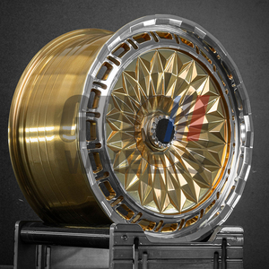 Jantes en alliage forgé GPW 5x114.3 5x120 5x130 personnalisées à rayons multiples 18-26 pouces pour BMW Audi, finition chromée et polie - Product Image 2