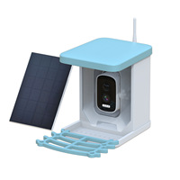 Caméra de mangeoire à oiseaux intelligente transfrontalière 5MP avec détection IA, alimentation solaire, résolution HD 2.5K – Meilleure vente usine pour mangeoire à animaux