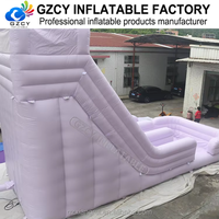 Toboggan aquatique gonflable en PVC violet sur mesure pour usage extérieur, pour la maison, le centre commercial, marque GZCY, parc aquatique gonflable