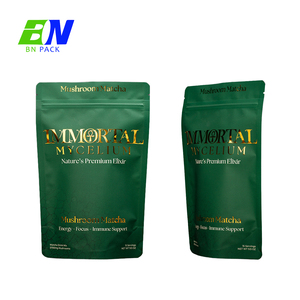 Wholesale Custom Seasoning Packaging Matte Resealable Pouch With Metallic Gold Foil Food Grade Heat Seal Packaging - Product Image 6