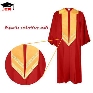 工場供給 カスタム 格安 モダン 教会服 ユニセックス カスタム 聖職者ローブ 卸売 教会カソック - Product Image 6