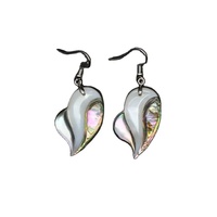 Bijoux hawaïens pour femmes, boucles d'oreilles pendantes en nacre