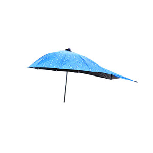 Parapluie de vélo manuel pour scooter électrique Revêtement noir Pare-soleil épais pour le voyage Polyester pour moto et vélo - Product Image 5