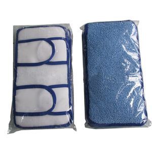 Flat <b>Mop</b> Replacement Cloths <b>Microfiber</b> 28.5X15.5Cm Rectangle Floor Cleaning Accessories - Product Image 2