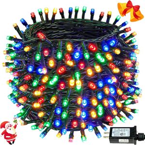 Décorations de Noël en promotion, 10 mètres, 100 ampoules LED, lumières de Noël sans fil, Luces De Navidad - Product Image 1