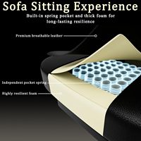 Chaise de jeu ergonomique pour adultes en cuir PU respirant, réglable en hauteur, avec vérin à gaz traditionnel à 2 étapes et ressorts ensachés