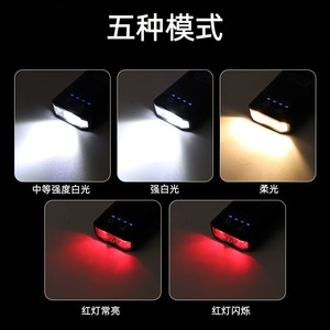 Headlamp Rechargeable <b>Led</b> <b>Light</b> 2000 MAh <b>Motion</b> <b>Sensor</b> Adjustable Portable For Outdoor Fishing Hunting - Product Image 4