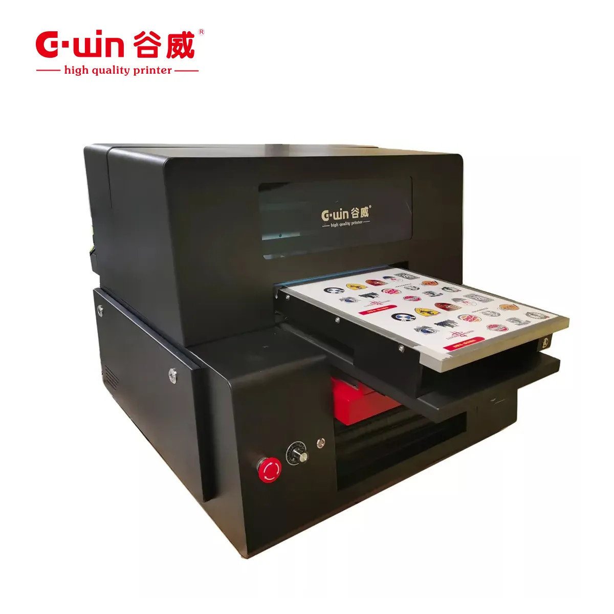 GWIN hot sale UV DTF with double xp600 print head printing machine A3 size UV DTF AB film printing flatbed printers