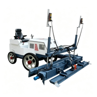 Machine à niveler le béton par laser, équipement de nivellement de sol en béton, machine à niveler le béton par laser autopropulsée à vendre
