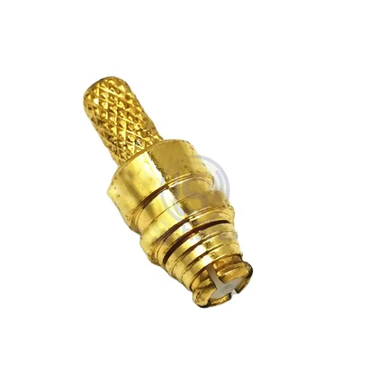 Gold Plated Straight Crimp Jack female SMP Connector For RG316 RG174 Lmr 100 Cable