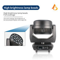 AICPOSE Professionelles Bee Eye 19x40W LED Zoom Moving Head Licht RGBW 4in1 K15 Moving Head Bühnenlicht