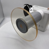 Accessoires pour équipement dentaire Bouclier de rétrodiffusion en plexiglas et anneau de serrage en caoutchouc pour unité RAY98P X Ray
