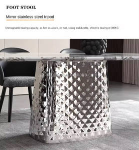 ชุดโต๊ะรับประทานอาหารขนาดกะทัดรัดลายมังกรมาร์ทชุดโต๊ะอาหารขนาดกะทัดรัดสำหรับรับประทานอาหารในดูไบภาพคนที่<span class=keywords><strong>สอง</strong></span>10คนภาพโต๊ะอาหารและเก้าอี้ - Product Image 3