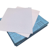 Papier abrasif blanc enduit OEM du fabricant, papier abrasif à sec P100-P1000 avec support en latex pour la finition de la peinture automobile