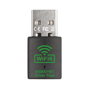 Carte réseau sans fil externe <span class=keywords><strong>USB</strong></span> WiFi6 sans pilote pour ordinateur de bureau tout-en-un 5.4 AX900 - Product Image 6