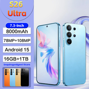 S26 Ultra Global 5G LTE Dual-SIM-Handy 7,3 Zoll HD-Bildschirm 16GB+1TB großer Speicher 108MP Kamera 8000mAh Gesichtserkennung Smart-Handy - Product Image 4