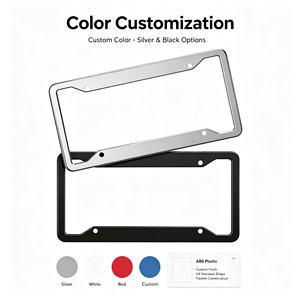 Servizio OEM ODM BOLONG, Porta <span class=keywords><strong>Targa</strong></span> in Plastica ABS Standard USA, Logo Personalizzato, Impermeabile, Accessorio Esterno per <span class=keywords><strong>Auto</strong></span> - Product Image 5