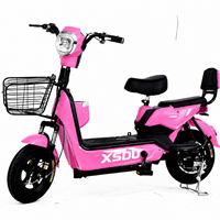 Vélo Électrique Urbain OEM 48V 350W, Cadre en Acier Carbone, Batterie Lithium 3 Vitesses, Moteur Avant Électronique, Fabrication Chinoise de Haute Technologie, Vente en Gros