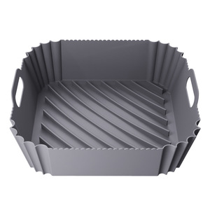 Square Round Foldable <strong>Silicone</strong> Cake Pan <strong>for</strong> <strong>Air</strong> <strong>Fryer</strong> Reusable Eco-Friendly Baking <strong>Dish</strong> with 0.5mm Thickness - Product Image 5
