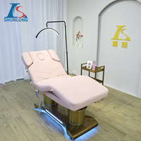 Table électrique multifonctionnelle de luxe pour réadaptation hospitalière, équipement de physiothérapie, examen général, esthétique et tatouage