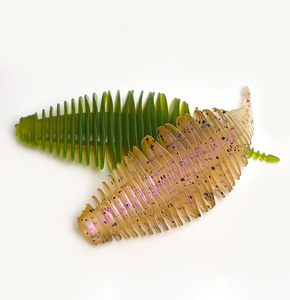 Señuelo de pesca de lombriz tipo Bellows Gill de 65mm, 70mm, 100mm, señuelo blando para pesca de lubina, cebo blando tipo larva - Product Image 6