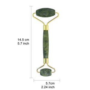Outil <span class=keywords><strong>de</strong></span> <span class=keywords><strong>massage</strong></span> du <span class=keywords><strong>visage</strong></span> avec logo personnalisé Jeu <span class=keywords><strong>de</strong></span> rouleaux <span class=keywords><strong>de</strong></span> <span class=keywords><strong>massage</strong></span> au jade <span class=keywords><strong>Rouleau</strong></span> <span class=keywords><strong>de</strong></span> jade en pierre verte Xiuyan Gua sha <span class=keywords><strong>pour</strong></span> <span class=keywords><strong>le</strong></span> <span class=keywords><strong>visage</strong></span> - Product Image 5