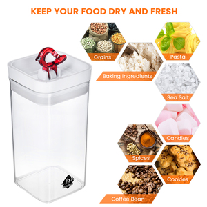 3 cái kín bếp thực phẩm <span class=keywords><strong>container</strong></span> nhỏ cà phê ngũ cốc đường kín thực phẩm lưu trữ <span class=keywords><strong>Container</strong></span> có nắp đậy cho bảo quản thực phẩm - Product Image 3