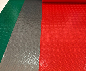 Tapis de <span class=keywords><strong>sol</strong></span> de garage moderne en <span class=keywords><strong>PVC</strong></span> gaufré antidérapant avec motif en <span class=keywords><strong>plaque</strong></span> diamantée, revêtement de <span class=keywords><strong>sol</strong></span> en vinyle imperméable et ignifuge - Product Image 5