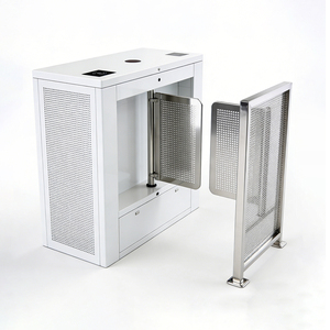 Tourniquet semi-hauteur en acier inoxydable 304, à débit rapide, pour contrôle d'accès piétonnier, type portillon à battant - Product Image 3