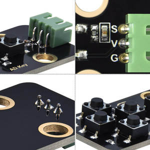 Módulo de Simulación de Teclado AD de Cinco Vías Keyes, Módulo de Botones de Juego Compatible <span class=keywords><strong>con</strong></span> <span class=keywords><strong>Arduino</strong></span> - Product Image 4