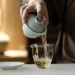 Guanlan Antique Style Kung Fu <b>Tea</b> <b>Set</b> Porcelain Gaiwan With Lid Business Gift Box Complete <b>Set</b> - Product Image 4