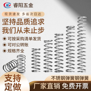 Ruiyang Hardware, fabricant de ressorts de compression en acier inoxydable, ressorts hélicoïdaux industriels à charge lourde - Product Image 1