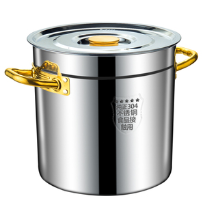 Casserole multifonctionnelle à double anse <span class=keywords><strong>en</strong></span> acier inoxydable 304 pour cuisinière à induction, avec marquages de mesure - Product Image 2