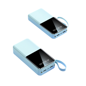 พาวเวอร์แบงค์รุ่นใหม่ปรับแต่งได้พร้อมไฟสปอตไลท์ LED ความจุ 10000mah 30000mah สายชาร์จเร็ว พาวเวอร์แบงค์สุดล้ำ - Product Image 1