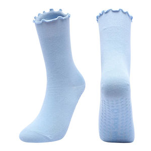 Marque privée Vente en ligne <span class=keywords><strong>Lot</strong></span> Y Nouveau-né Bébé <span class=keywords><strong>Chaussettes</strong></span> Printemps Automne Sol Enfants <span class=keywords><strong>Chaussettes</strong></span> Antidérapant Lâche Bouche Moyen Tube Contraste - Product Image 3