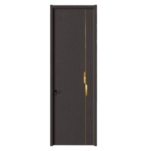Puerta Interior Contemporánea de MDF con Acabado de Superficie Lisa, Apertura Manual, Aislamiento Acústico, para Dormitorio - Product Image 1