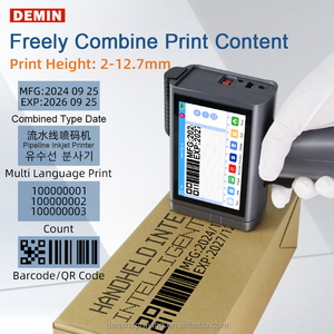 Tij 12.7 mét tự động cầm tay máy in phun điều kiện mới với QR mã vạch số lô Logo ngày hết hạn mã hóa máy - Product Image 3