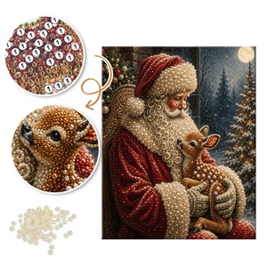 Ultima Tendenza in Accessori <span class=keywords><strong>per</strong></span> la Casa, Prodotti Artigianali Direttamente dal Produttore, Campana Natalizia con Decorazione <span class=keywords><strong>di</strong></span> Perle - Product Image 3