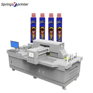 Printer uv produsen Cina yang mengkhususkan diri dalam teknologi cetak printer digital single pass 360 derajat printer uv silinder