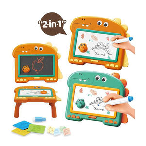 व्यावहारिक डबल-पक्षीय बहु-समारोह प्लास्टिक बच्चों के ड्राइंग बोर्ड के साथ प्रारंभिक शिक्षा मजेदार - Product Image 2